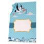 Preview: Baby Decke, blau oder rosa