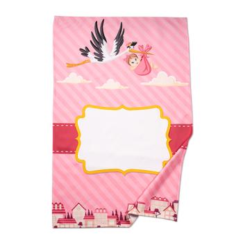 Baby Decke, blau oder rosa