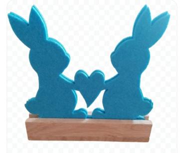 Osterhasen mit Herz