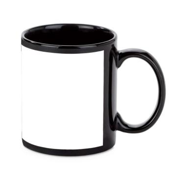 Schwarze Keramiktasse NORA