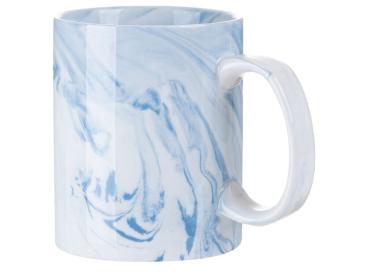 Tasse marmoriert blau