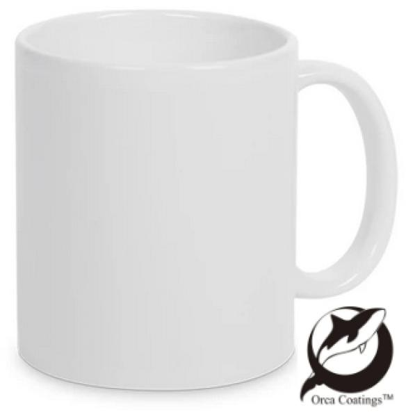 Sublimationtasse weiß ORCA