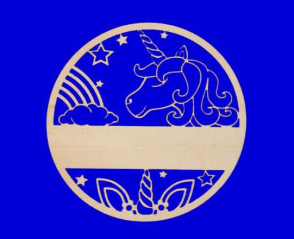 Namensschild Einhorn