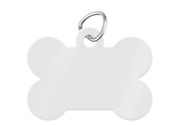 Alu-Anhänger  Knochenform