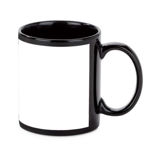 Schwarze Keramiktasse NORA